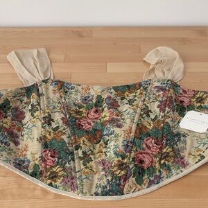 NWT Altar'd State Floral Corset Top - Multicolor - Large